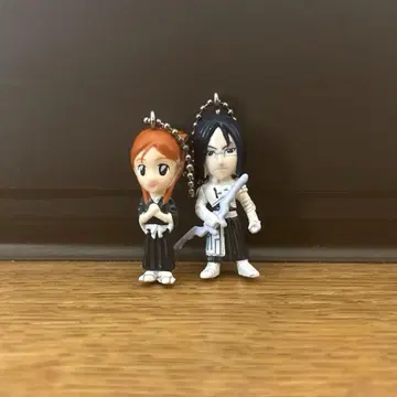 BLEACH 이시다 우류 이노우에 오리히메 소울 마스코트 스트랩 피규어