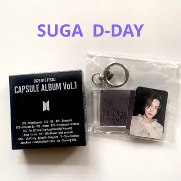 BTS FESTA CAPSULE ALBUM D-DAY 슈가 SUGA
