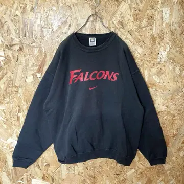 90s 빈티지 USA제 Falcon 구제 의류 프린트 맨투맨 XL