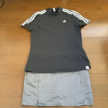 adidas 골프 스커트 T셔츠 세트