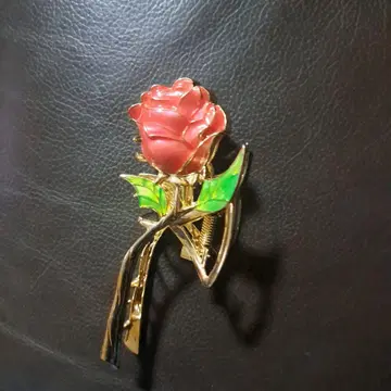 미녀와 야수 장미 헤어 클립