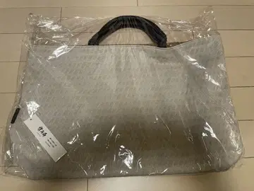 코튼 자카드 토트백