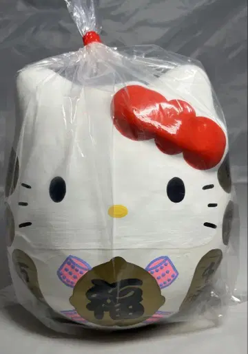 초레어 키티 hello kitty 블랙깃털공방 저금통 달마
