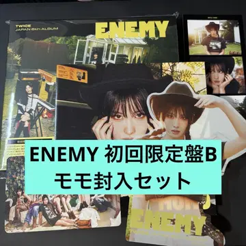 [ 라스트 ] TWICE ENEMY 초회 한정판 B 모모 봉입 세트