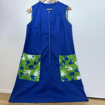 70s 원피스 빈티지 슬리브리스 peter max