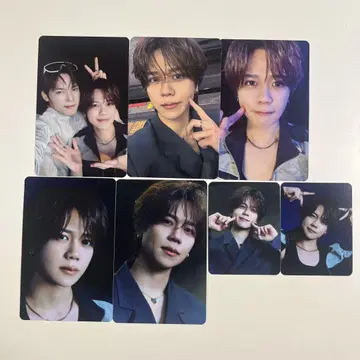 INI 후지마키 쿄스케 트레이딩 카드 미니 트레이딩 카드 7점