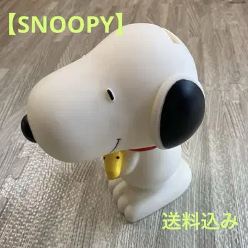 스누피 피규어 저금통 레트로