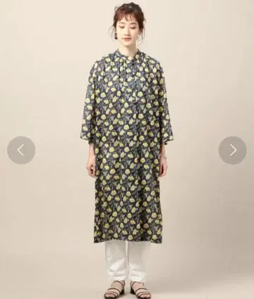 BEAUTY&YOUTH 리버티 꽃무늬 롱 원피스