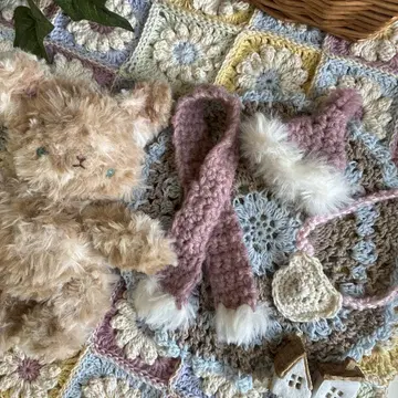 고양이 곰 봉제 인형 옷 갈아입기 뜨개질 봉제 인형 완구 털실 핸드메이드