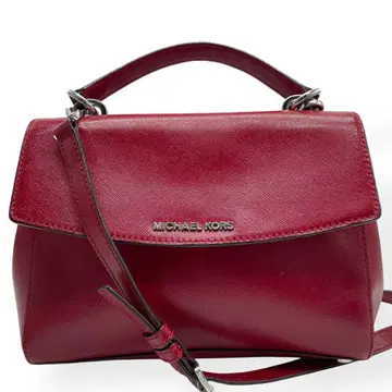 컨디션 최상 MICHAEL KORS 2way 숄더백 가죽 레드