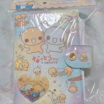 낫토짱 바스락 캡슐 씰 바인더 씰장 헤이세이 레트로