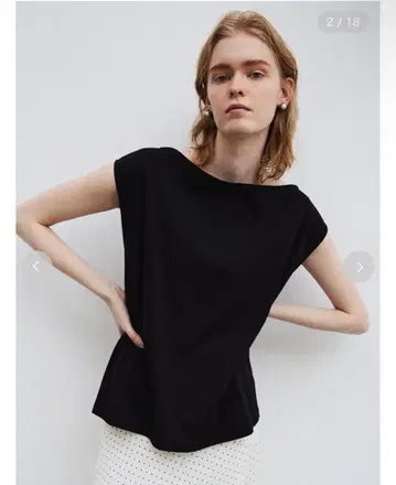 Mila Owen 보트넥 실켓컷 풀오버