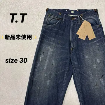 [ 미사용 새상품 ] T.T 데님 30 인디고