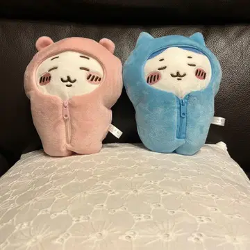 치이카와 후드 부착 봉제 인형 세트