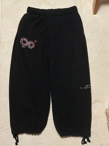9090 레오파드 무늬 스웨트 팬츠 핑크 S Sweat Pants