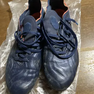 네이비 가죽 축구화 26.0cm