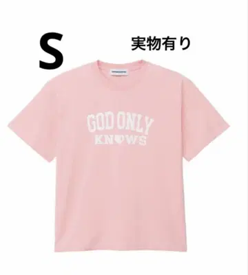 GOD ONLY KNOWS 핑크 tee v.a. 이와타 타카노리 S
