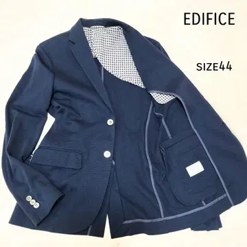[ 새상품급 ] EDIFICE 저지 원단 언라이닝 자켓 쉘 버튼