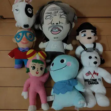 캐릭터 봉제 인형 묶음 판매