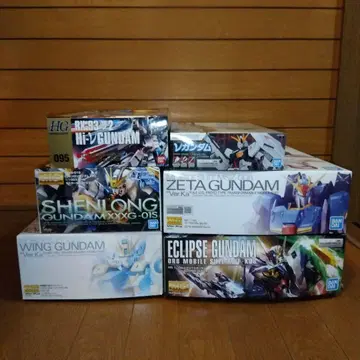 MG 1/100, HGUC 1/144 건담 프라모델 세트