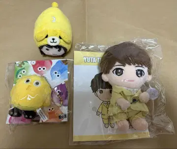 타마모리 유타 라이브 투어 굿즈 세트 치비 봉제 인형 봉제 인형 키링