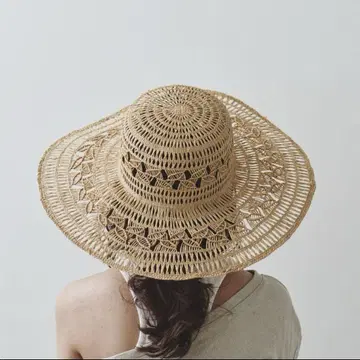 marihoja 라피아 리프 햇