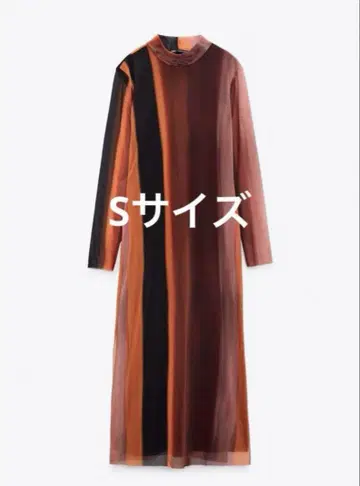 ZARA 시어 스트라이프 원피스 S 사이즈
