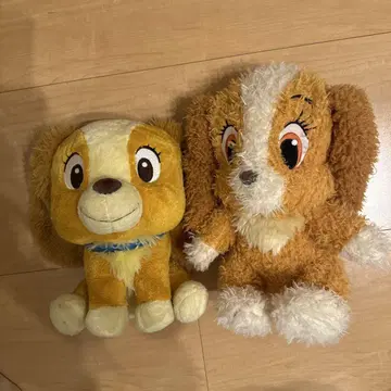 레이디와 트램프 레이디 봉제 인형 2세트 디즈니