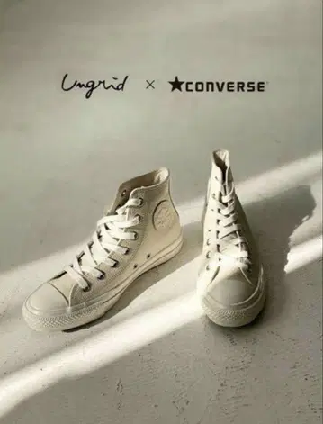 [ 미사용 새상품 ] converse x Ungrid 스니커즈