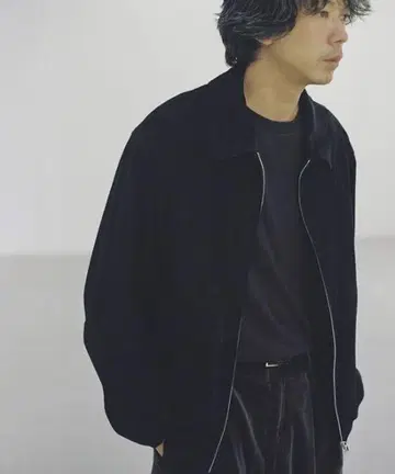 LIDNM SUPER SOFT SHEEP SUEDE ZIP