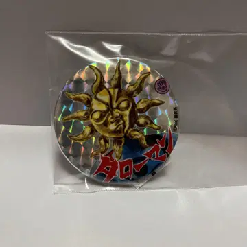 타로맨 캔뱃지 회장 한정판 가챠 미사용 보관품 직경 약 5cm 홀로그램