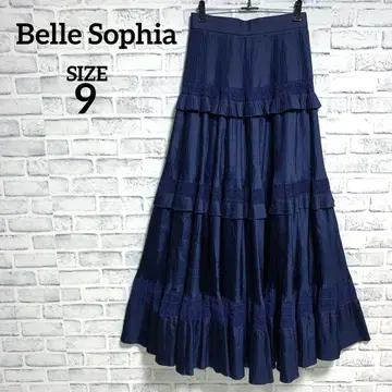 [ Belle Sophia ] 벨소피아 레이스 티어드 맥시 길이 스커트