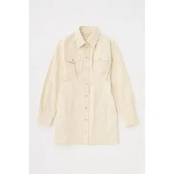 moussy WAIST TUCK MINI 드레스 아이보리 데님 원피스