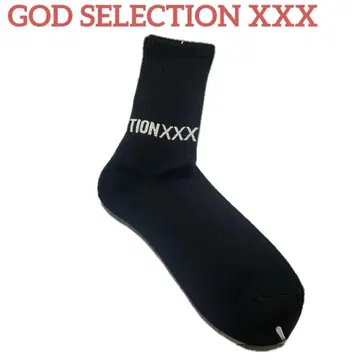 GOD SELECTION XXX 갓 셀렉션 트리플 엑스 양말 블랙