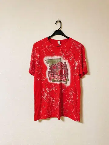 CANVAS bella canvas 빨간색 파이리츠 티셔츠