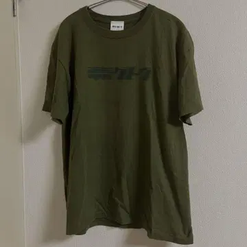 덴키 그루브 T셔츠 L 카키 그린