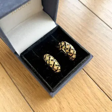 골드 귀찌 vintage 스트라이프 빅 사이즈 빈티지