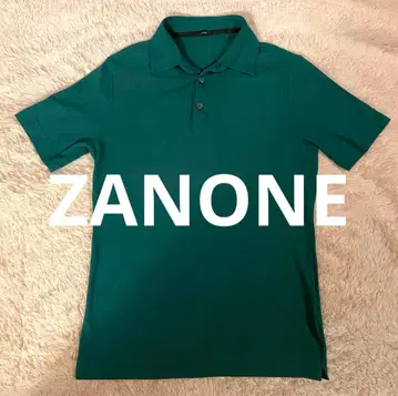 자노네 코튼 피케 셔츠 그린 새상품급 사이즈 44 S 보이즈 마켓