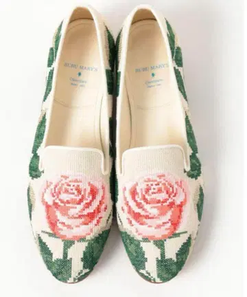 새상품 BEAMS COUTURE RURU MARY'S 자수 오페라 신발
