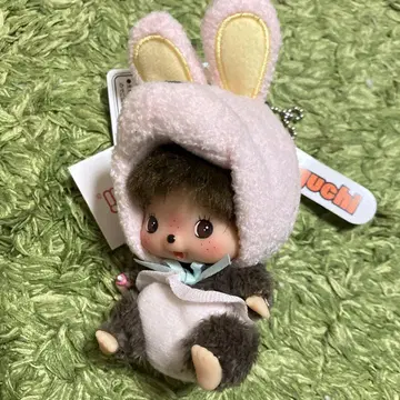 몬치치 애니멀 베이비치치 ss 얼굴 큰 키체인 토끼 마스코트