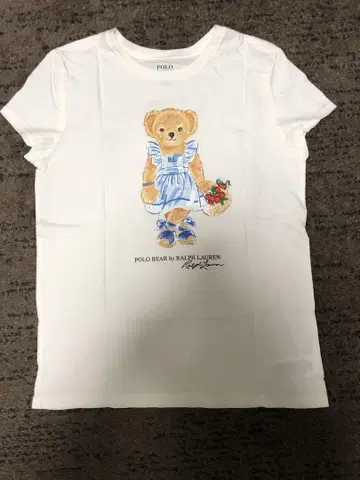 미사용! 폴로 랄프로렌 폴로베어 화이트 T셔츠