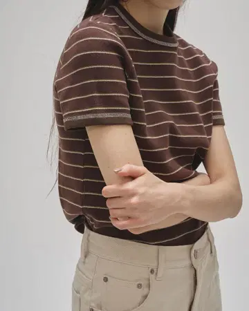 todayful Border Ringer Tee 투데이풀 보더