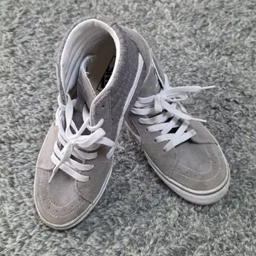 VANS 반스 그레이 스웨이드 Hi 23.5cm