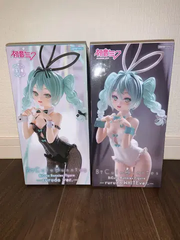 하츠네 미쿠 BiCute Bunnies 피규어 rurudo 화이트 블랙