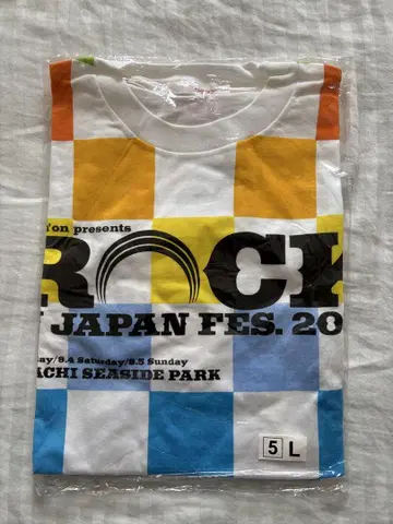 ROCK IN JAPAN FESTIVAL 2012 T셔츠 새상품