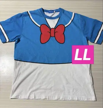 도쿄 디즈니 리조트 도널드 덕 T셔츠 LL 사이즈  파랑 블루