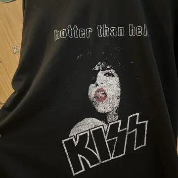 KISS hotter than hell T셔츠 LL사이즈