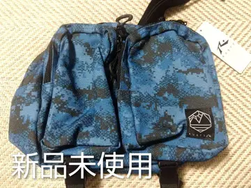 RUSTY 카모 패턴 힙색 나일론
