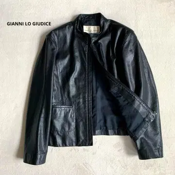GIANNI LO GIUDICE 가죽 자켓 소가죽 카우 가죽 블랙