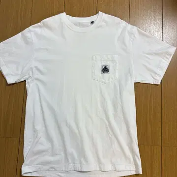 XLARGE 포켓 부착 화이트 T셔츠 M